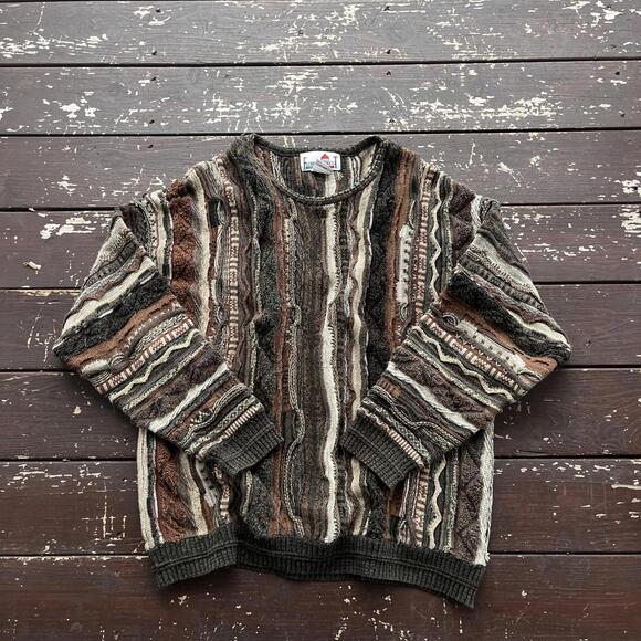 COOGI Other - (L) Vintage 90s Y2K Coogi Style Italian Sweater Textured 3D Knit